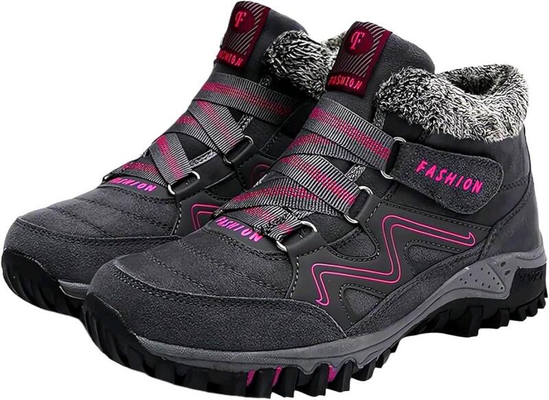 New Size 38 Women's Faux Fur Lined Non-Slip Walking Boots