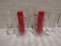 Budweiser Beer Pitchers with Ice Pack Inserts