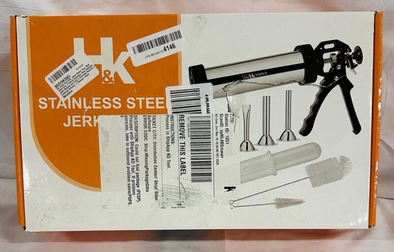 New H&K Stainless Steel Jerky Gun Kit