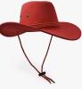 New UltraKey Cowboy Hat, Faux Felt Leather Suede Travel Cap Western Hat - 2