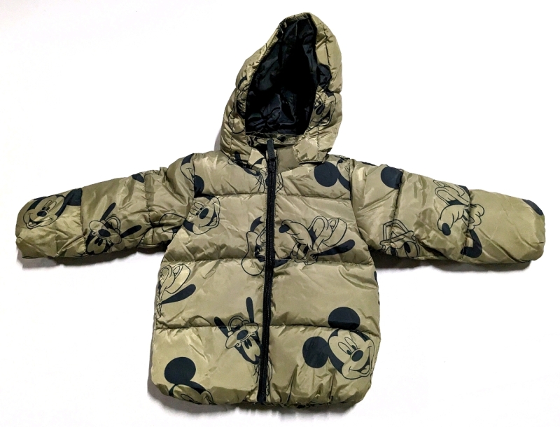 New H&M Kids x Disney Size 4T Character Puffy Jacket.