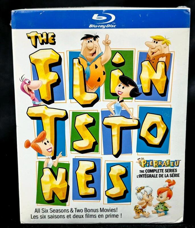 New Blu-Ray THE FLINTSTONES: The Complete Series (6 Seasons ( 2 Bonus Movies!)