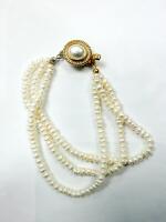 Freshwater Pearl Three Strand Bracelet, Retail $150.00.