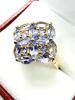 Gold Plated Sterling Silver Natural Tanzanite (1.20ct) Ring, Size 9, W/A $650.00. Tanzanite is the birthstone for December. - 3