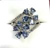 Sterling Silver Natural Tanzanite (1.13ct) with CZ Ring, Size 8.25, W/A $750.00. Tanzanite is the birthstone for December. - 4