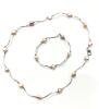 Cultured Pearl Bracelet and Necklace Set, W/A $1260.00.
