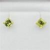14KT Yellow Gold Natural Peridot (0.70ct) Stud Earrings, W/A $450.00. Peridot is the birthstone for August.