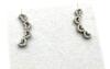 Sterling Silver CZ Earrings, W/A $700.00. - 2