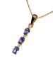 Gold Plated Sterling Silver Natural Tanzanite (0.54ct) Pendant with Gold Plated Sterling Silver Chain, W/A $490.00. Tanzanite is the birthstone for December. - 2