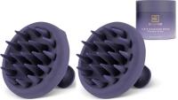 2 New Silicone Shampoo Brush & Scalp Exfoliator Scrubber Massager Hair Growth Head - Scalp Massager Tool Scrub Dandruff Brush (HARD)