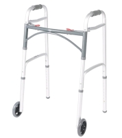 New Drive Deluxe Foldable Walker - 5" Wheels