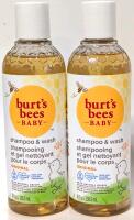 2 New BURT'S BEES Baby Shampoo & Wash : Original