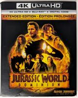 New 4K Ultra HD Plus Blu-Ray Plus Digital Code JURASSIC WORLD : DOMINION