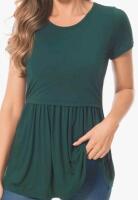 New sz Large Bearsland Women&rsquo;s Nursing Top Scoop Neck