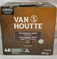 [BB 2025/MR/23] 48 New K-cup Pods Van Houtte Colombian Dark Roast Coffee - Keurig