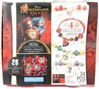 New Disney Descendants: Thr Rise of Red / Queen of Charms Storybook And DIY Bracelet Kit