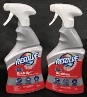 2 New Resolve Oxi-Action Laundry Stain Remover