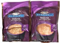 2 New GHIRARDELLI Mocha Hot Cocoa Mixes