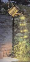 New Outdoor Solar Watering Can with LED Lights - Garden Decor