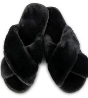 New sz 38/39 Women's Fluffy Slippers/Slides