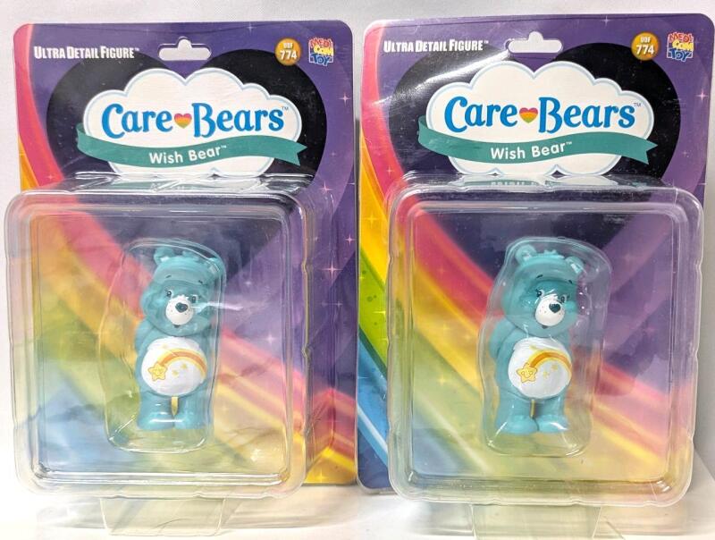 2 New CARE BEARS Ultra Detail 2.5" WISH BEAR Figures by Medicom No.774