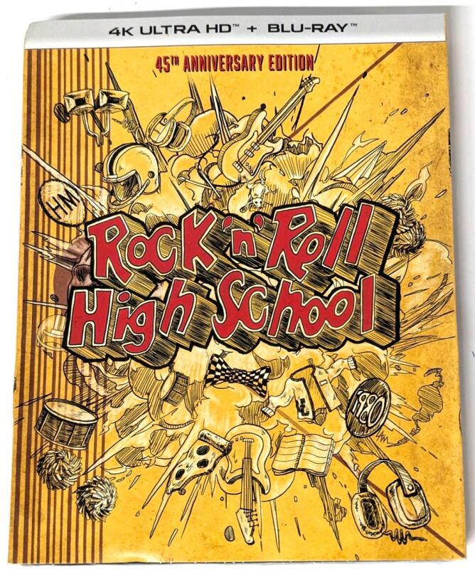 New 4K Ultra HD Plus Blu-Ray ROCK 'N' HIGH SCHOOL 45th Anniversary Edition