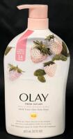 New OLAY Fresh Outlast 24JR Fresh Vibes Body Wash With Notes of White Strawberry & Mint