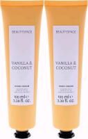 2 New SpaceNK BeautySpace Beauty Space Hand Cream - Vanilla and Coconut Cream Unisex 3.38 oz