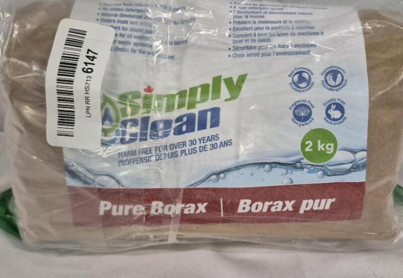 AS New 2 KG Pure Borax Multipurpose Cleaning Product