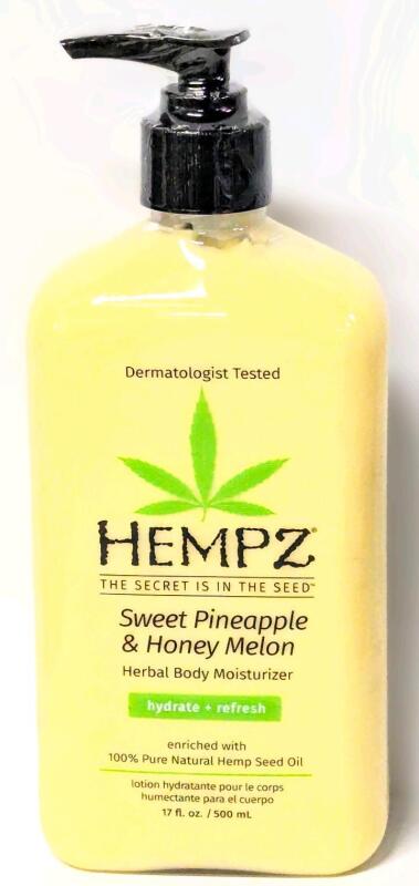 New HEMPZ Sweet Pineapple & Honey Melon Herbal Body Moisturizer