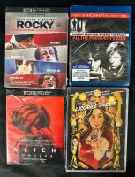 4 New Sealed DVD/Blu-Ray Movies - Includes Rocky 1-4 Set, Alien Romulus, and More!