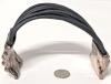 Vintage Israel Stamped 925 Sterling Silver & Leather Magnetic Closure Bracelet 1.75" Wide &times; 8" Long - 5
