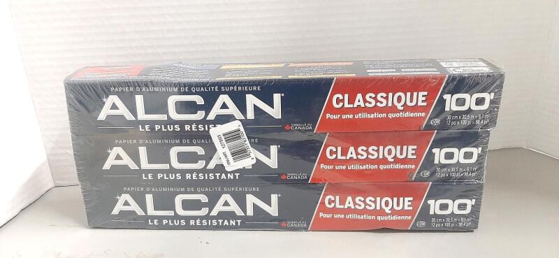 6 New Rolls of Alcan Aluminum Foil