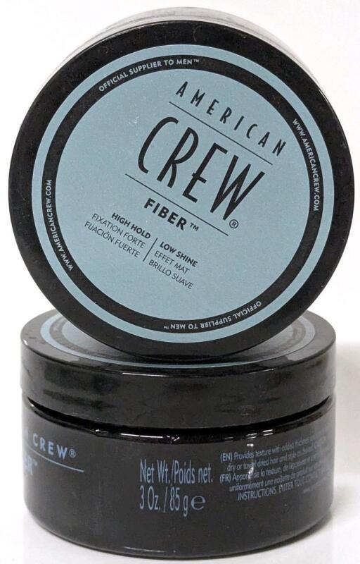 2 New AMERICAN CREW Hair Fibre High Hold Low Shine