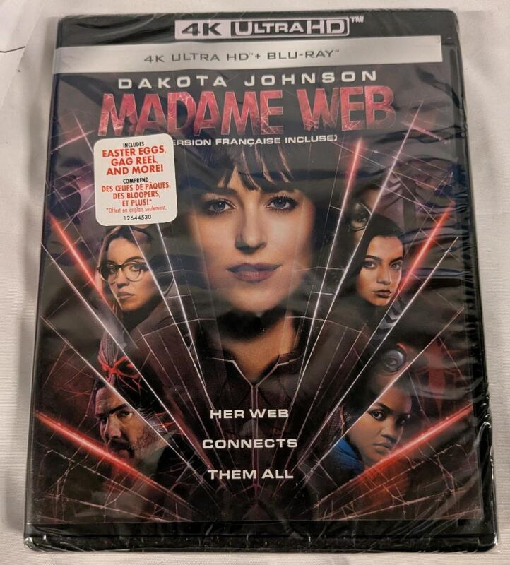 New Madame Web 4K Ultra HD Plus Blu-ray