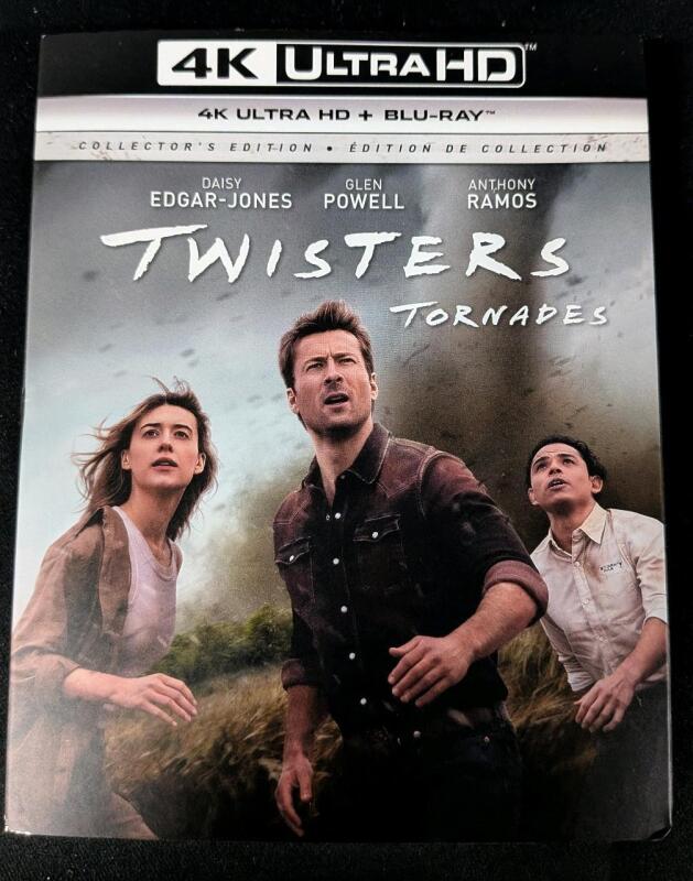New Twisters 4k Ultra HD Plus Blu-ray