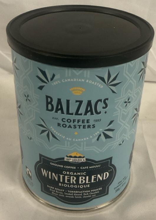 [BB 25 AL 24] New Balzacs Winter Blend Dark Roast Ground Coffee