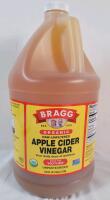 New - Bragg Organic Raw-Unfiltered Apple Cider Vinegar , 1gal. (3.69l) . Best By : 2029 SEPT 17