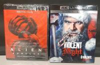 New 4k Ultra-HD + Bluray Copies of Alien Romulus & Violent Night