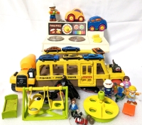 Vintage to Newer Toys: Vintage Fisher Price Stove , School Bus & More!