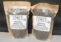 2 New Packs of Pride of India Organic Green Tea