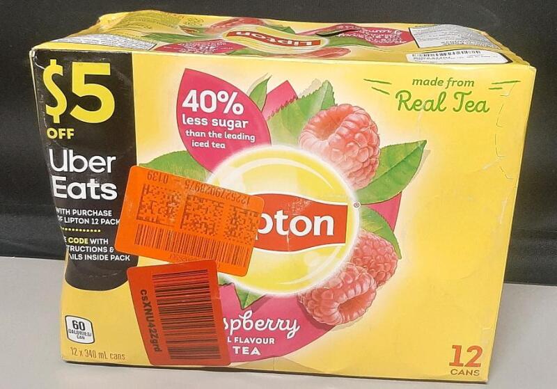 As New Pack of Lipton Raspberry Flavour Iced Tea