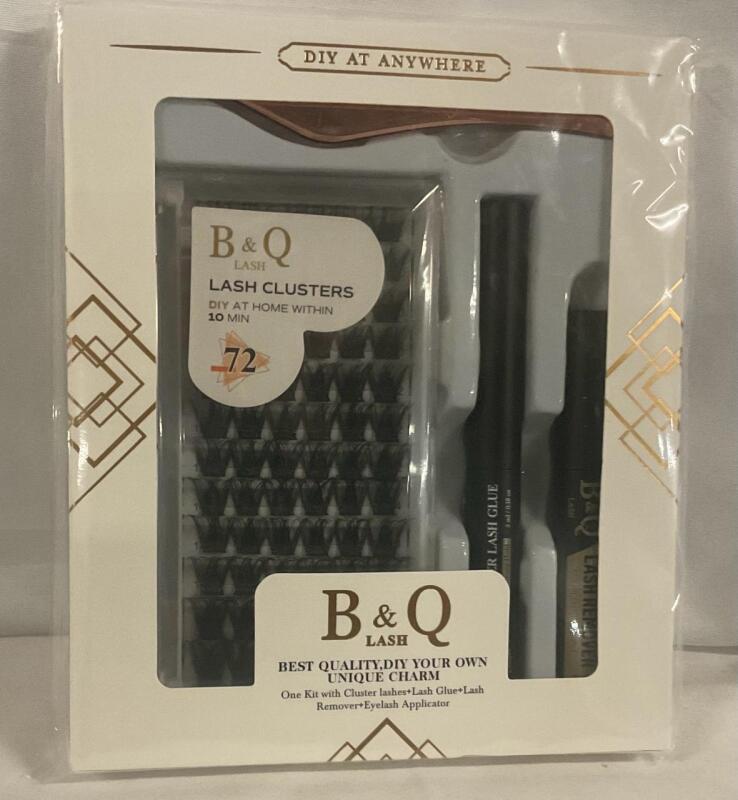 New: B&Q lash DIY lash extension kit,black