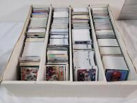 1988 - 2025 MLB Baseball Trading Card Singles , 1000++ Trading Cards in Quad Long Box . Topps , Bowman , Donruss , Upper Deck