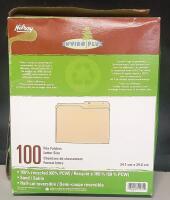 Ad New Pack of Hilroy Enviroplus Letter Size File Folders