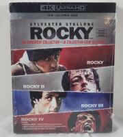 New - ROCKY The Knockout Collection 4-Movie 4K DVD Set . Sealed