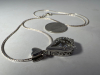 925 Sterling Dancing CZ Stone Necklace - 6