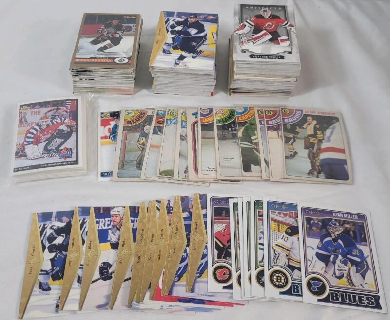 1979 - 2018 NHL Hockey Trading Card Singles , 300+ Trading Cards . OPC , Upper Deck , Parkhurst ,
