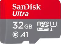 New SanDisk 32GB Ultra microSDHC UHS-I Memory Card (Card Only) - 120MB/s, C10, U1, Full HD, A1, Micro SD Card - SDSQUA4-032G-GN6MA