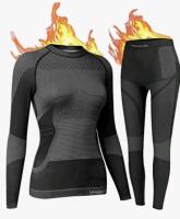 New Size XL Women's UNIQUEBELLA Thermal Underwear Long Johns Base Layer Set for Women Athletic Underwear Set